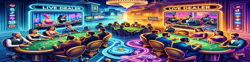 Interaktivität und Spielerlebnis mit echten Dealern